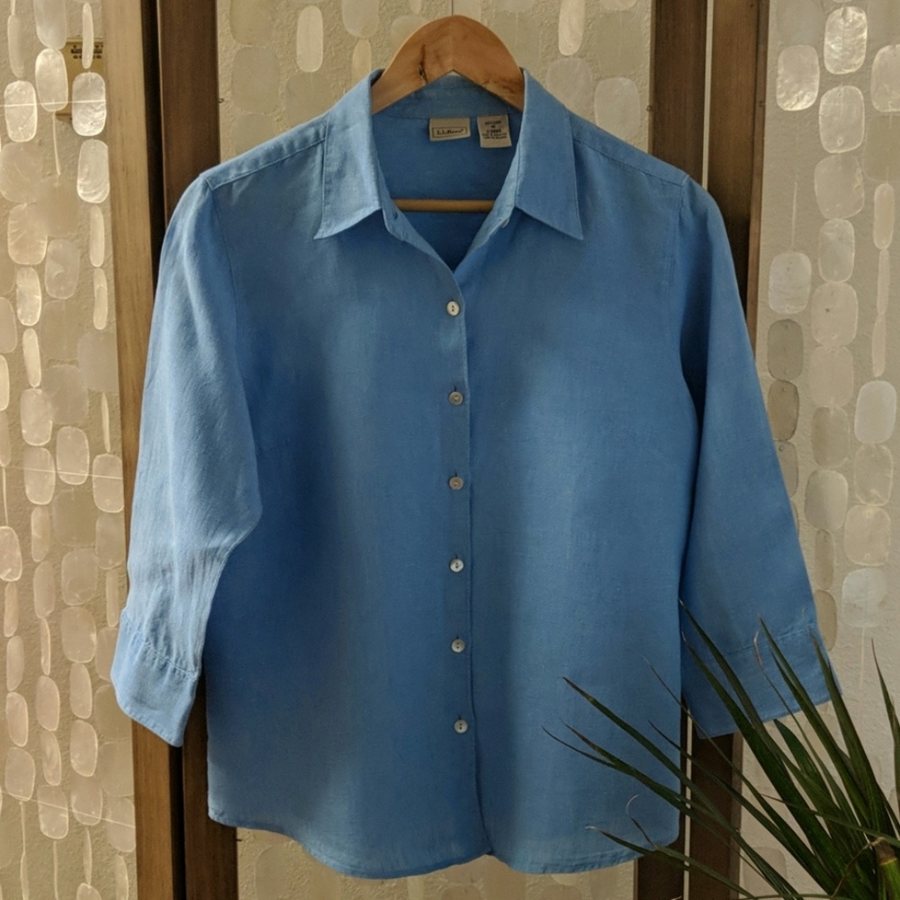 LL Bean Linen Shirt